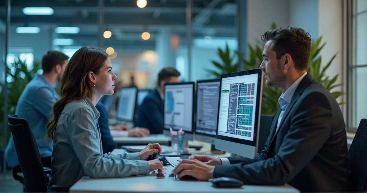 Representational AI-generated Image of People Working on Computers. Photo: RMN News Service