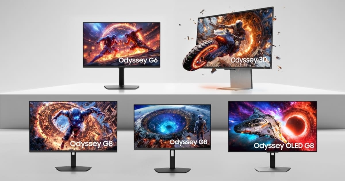 Samsung 2026 Odyssey Gaming Monitor Lineup. Photo: Samsung