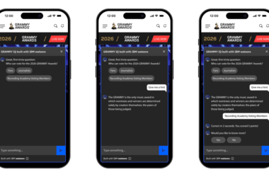 Preview of the new GRAMMY IQ built with IBM watsonx. Photo: IBM