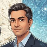 AI-generated image of Robojit and the Sand Planet Solopreneur writer Rakesh Raman