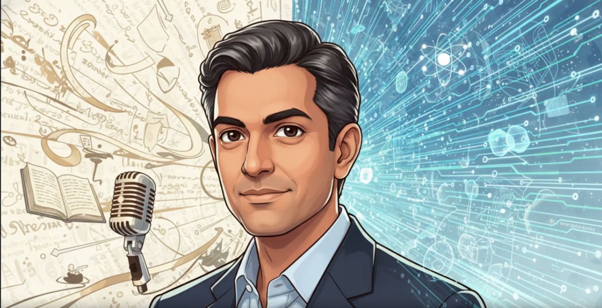 AI-generated image of Robojit and the Sand Planet Solopreneur writer Rakesh Raman