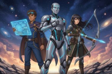 Representational AI-generated image of Robojit and the Sand Planet global entertainment project. By Rakesh Raman | RMN News Service