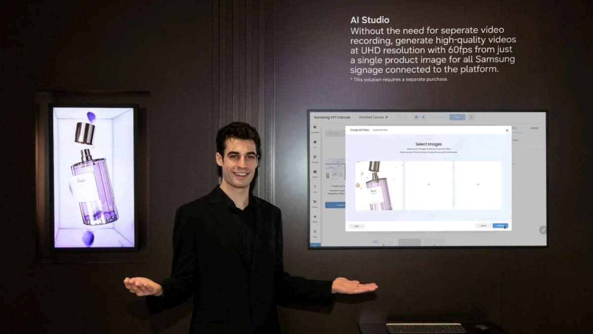 Samsung Spatial Signage. Photo: Samsung