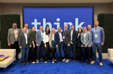 IBM Consulting and Pearson team members collaborating on a Forward Deployed Unit AI strategy.