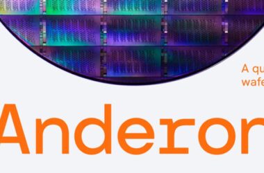 Branding and logo for Anderon, America’s first purpose-built quantum wafer foundry.