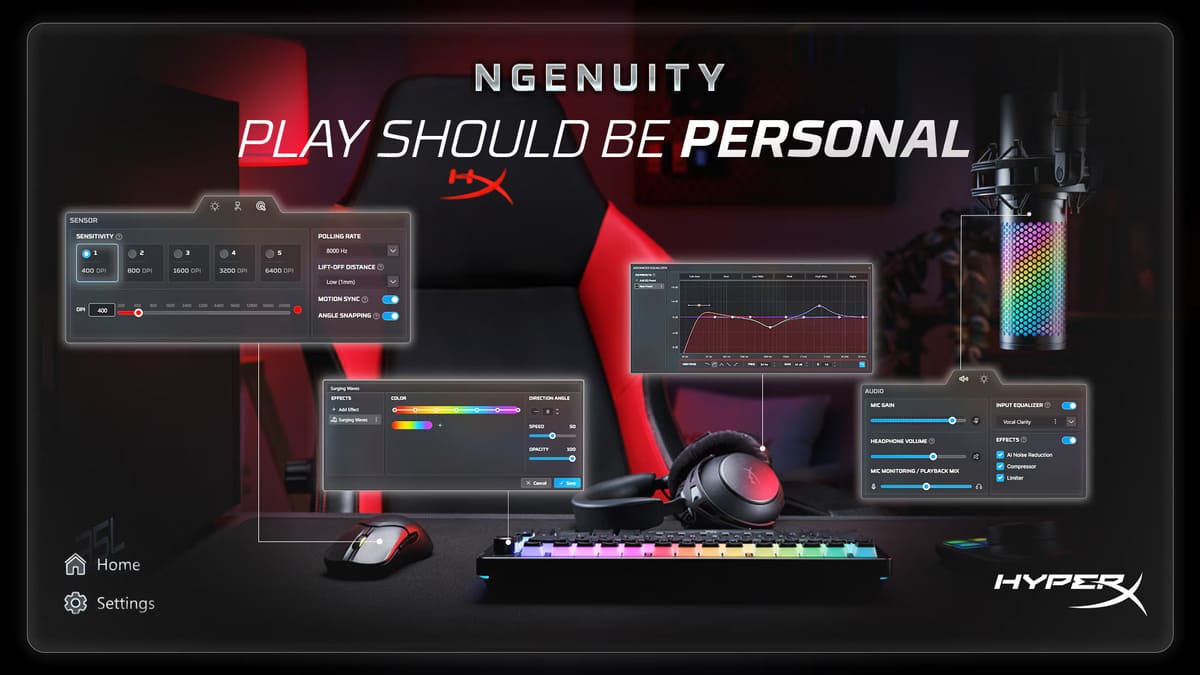 HyperX NGENUITY: Photo: HP