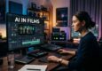 Professional filmmaker using AI in Films computational software.