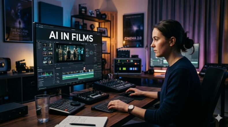 Professional filmmaker using AI in Films computational software.
