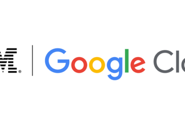 IBM and Google Cloud corporate logos side-by-side representing a strategic partnership.